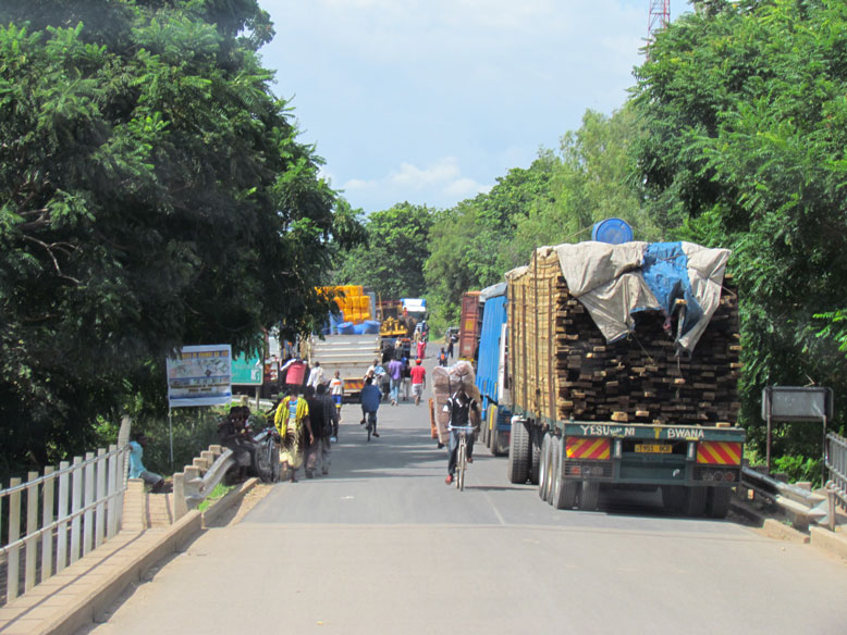 frontera con Tanzania